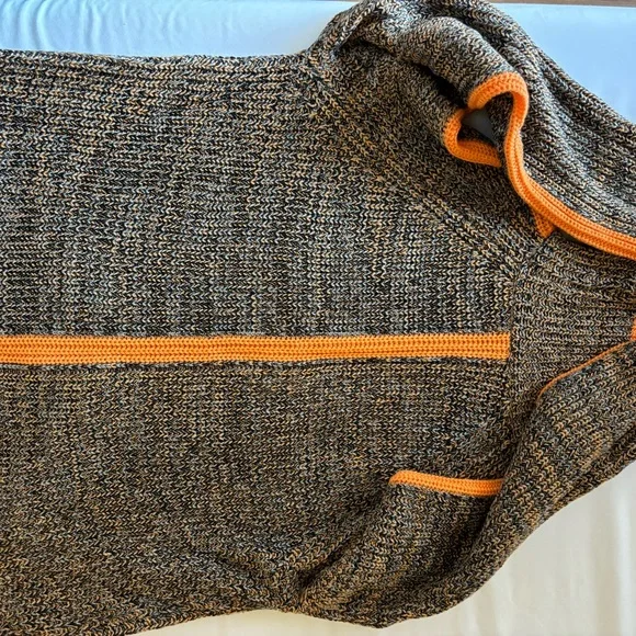 Never worn cotton blend turtleneck multicolored sweater.sz L. NWOT - Picture 9 of 10